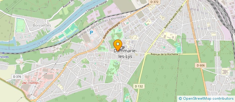 localisation de l'entreprise LE FUTUR BATIMENT à DAMMARIE LES LYS