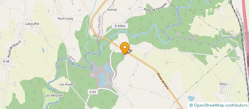 localisation de l'entreprise LE GABACHOU  MONTPEZAT-DE-QUERCY