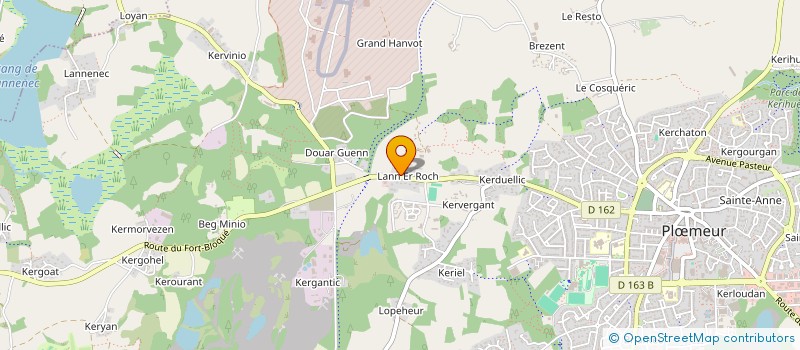 localisation de l'entreprise LE GABIER à PLOEMEUR