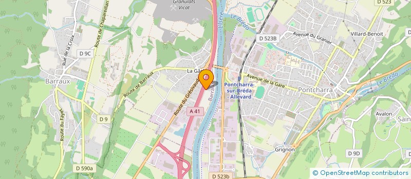 localisation de l'entreprise LE GABION  BARRAUX