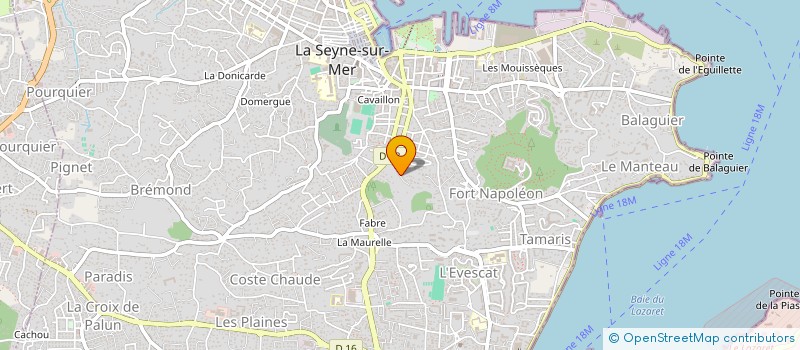 localisation de l'entreprise LE GABON à LA SEYNE-SUR-MER