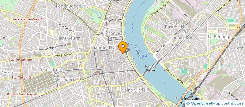 localisation de l'entreprise LE GABRIEL  BORDEAUX