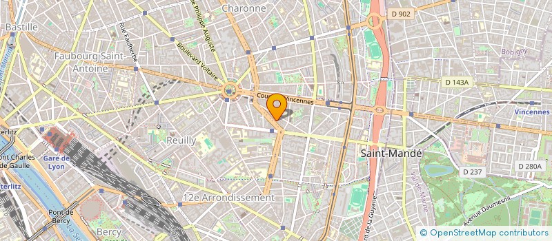 localisation de l'entreprise LE GAC PENQUITT SARL à PARIS