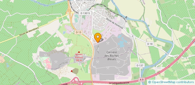 localisation de l'entreprise LE GADIAMB  SAINT-THIBERY