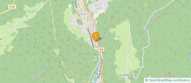 localisation de l'entreprise LE GAGNEUR  HAUTS DE BIENNE