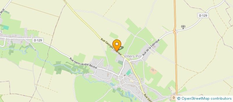 localisation de l'entreprise LE GAI LO GITE  VILLERS-POL