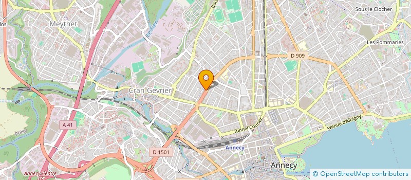 localisation de l'entreprise LE GAI LOGIS à ANNECY