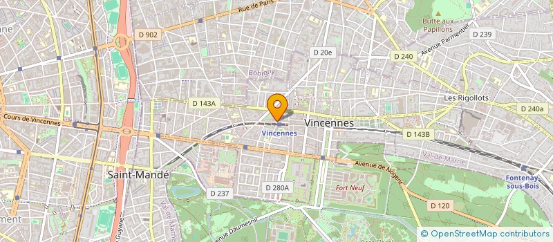 localisation de l'entreprise LE GAI SAVOIR à VINCENNES