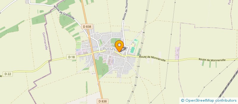 localisation de l'entreprise LE GAIL TIME  PUSSAY