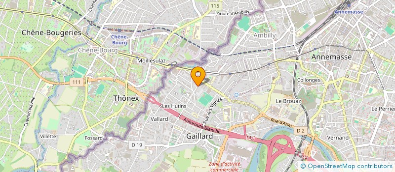 localisation de l'entreprise LE GAILLARD  GAILLARD