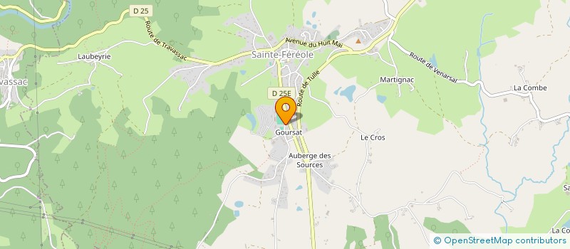 localisation de l'entreprise LE GAILLARD  SAINTE-FEREOLE