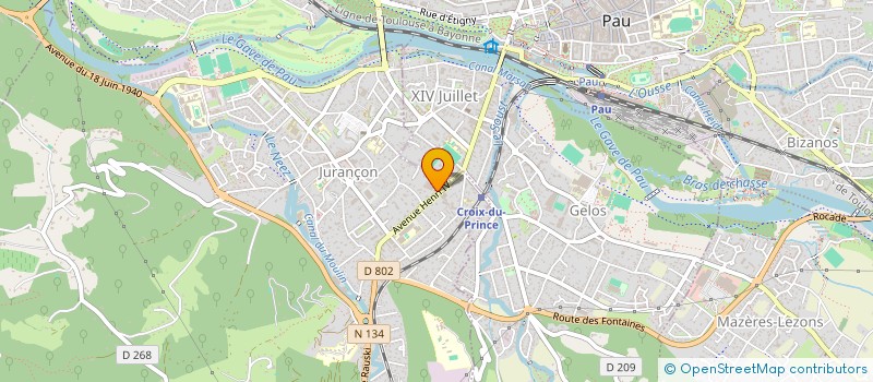 localisation de l'entreprise LE GAL  JURANCON