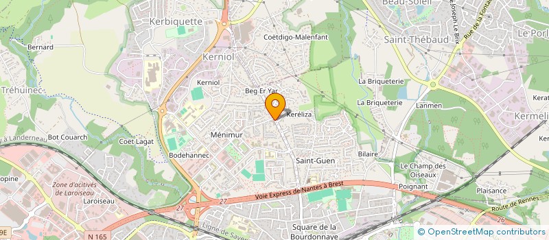 localisation de l'entreprise LE GAL AUGUSTE SARL à VANNES