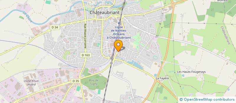 localisation de l'entreprise LE GAL CHR à CHATEAUBRIANT