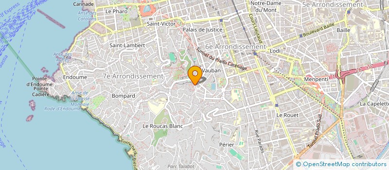 localisation de l'entreprise LE GALA DES ARTISANS CREATEURS à MARSEILLE