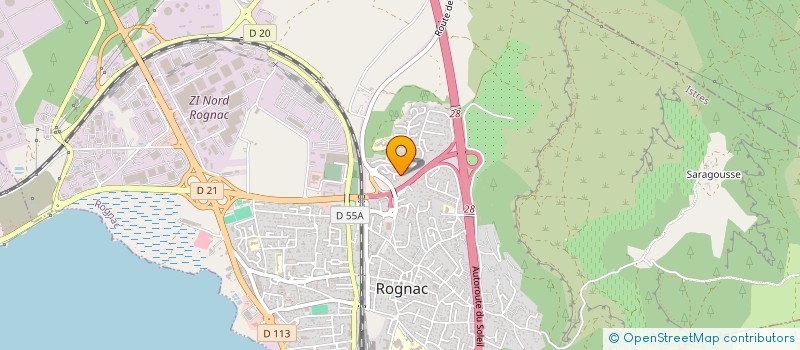 localisation de l'entreprise LE GALAXY  ROGNAC