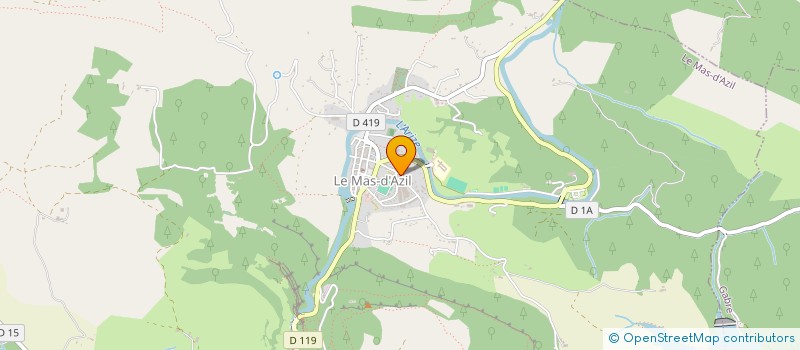 localisation de l'entreprise LE GALET PEINT à LE MAS-D'AZIL