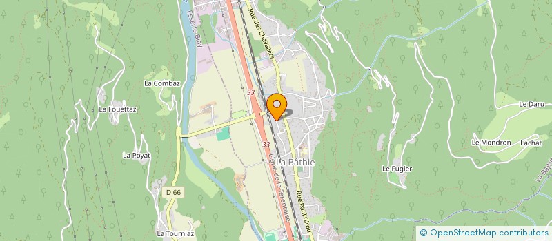 localisation de l'entreprise LE GALETA  LA BATHIE