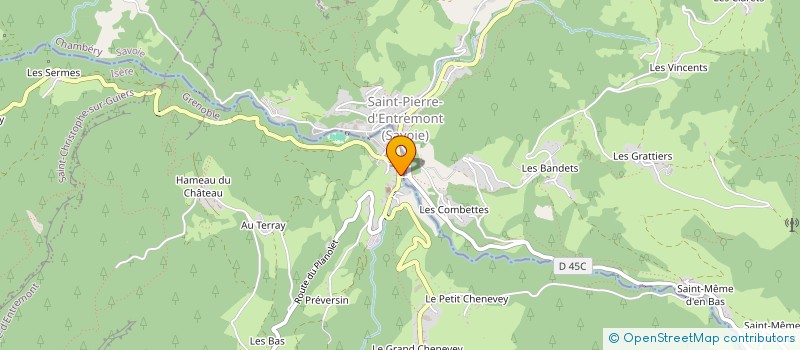 localisation de l'entreprise LE GALETAS  VOGLANS