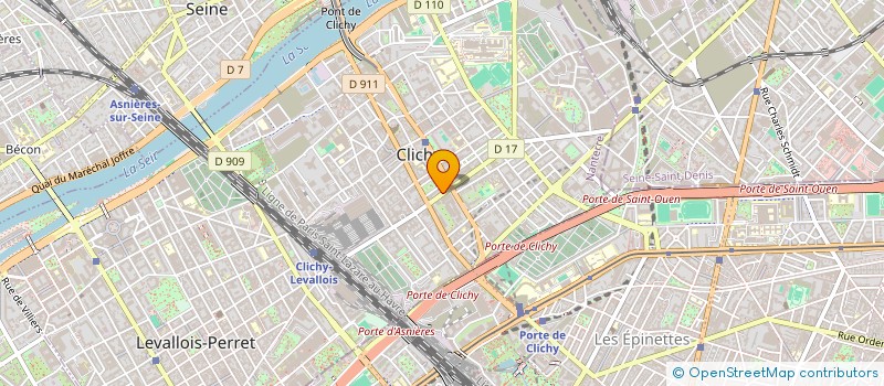 localisation de l'entreprise LE GALICHON à CLICHY