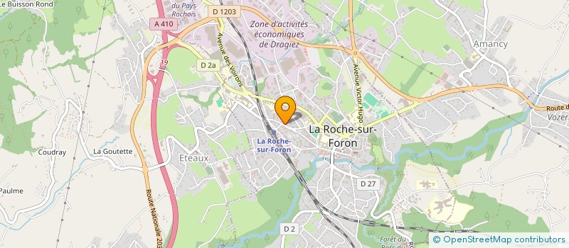 localisation de l'entreprise LE GALINON  LA ROCHE-SUR-FORON