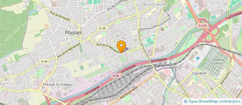 localisation de l'entreprise LE GALION  PFASTATT