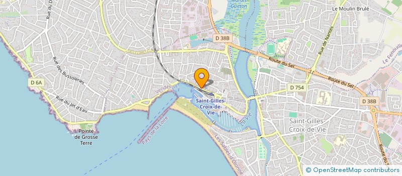 localisation de l'entreprise LE GALION à SAINT-GILLES-CROIX-DE-VIE