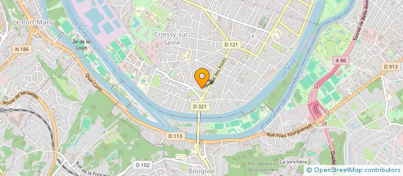 localisation de l'entreprise LE GALION à CROISSY-SUR-SEINE