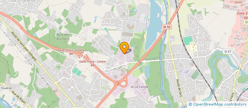 localisation de l'entreprise LE GALL à SAINT-YRIEIX-SUR-CHARENTE