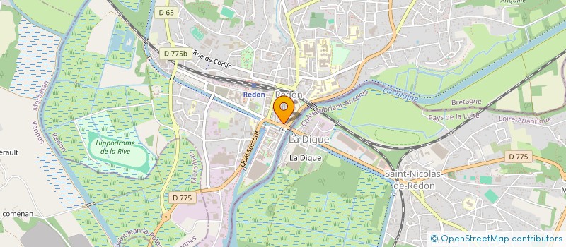 localisation de l'entreprise LE GALL à REDON
