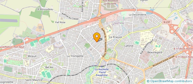 localisation de l'entreprise LE GALL  LA ROCHELLE