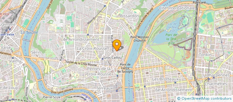 localisation de l'entreprise LE GALL  LYON