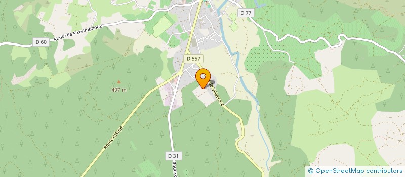 localisation de l'entreprise LE GALL  AUPS