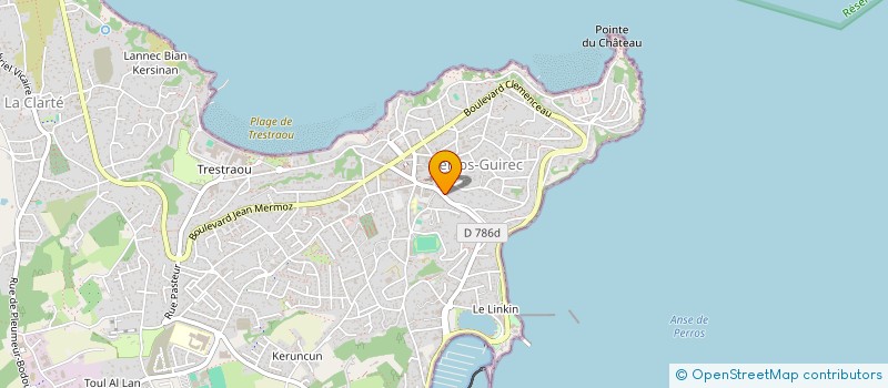localisation de l'entreprise LE GALL & DE LUCA à PERROS-GUIREC