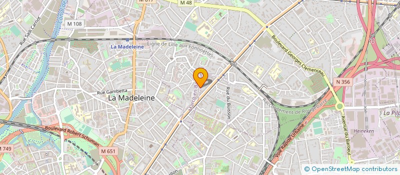 localisation de l'entreprise LE GALL IMMOBILIER à MARCQ-EN-BARŒUL