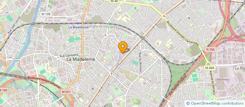 localisation de l'entreprise LE GALL IMMOBILIER à MARCQ-EN-BARŒUL