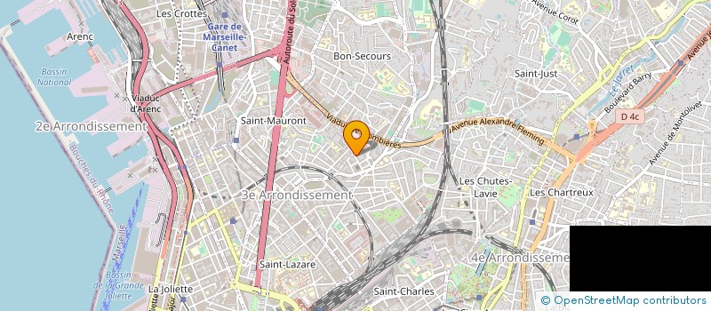 localisation de l'entreprise LE GALL MONIQUE à MARSEILLE