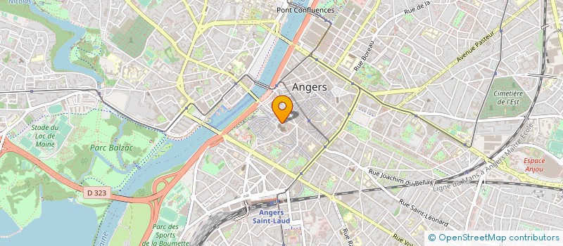 localisation de l'entreprise LE GALL SANTE SERVICES à ANGERS