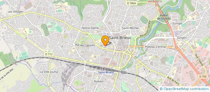 localisation de l'entreprise LE GALL VALORISATION à SAINT-BRIEUC