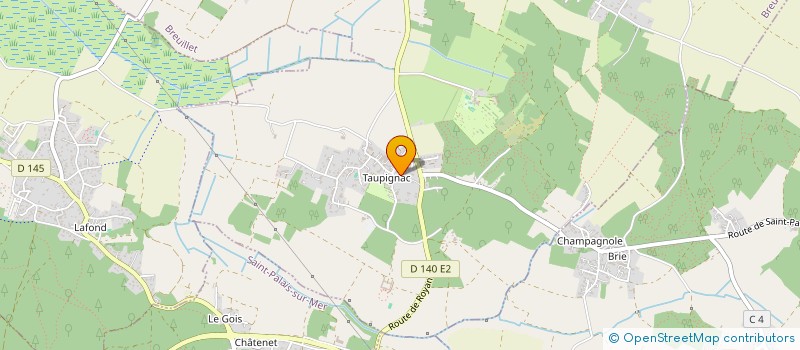 localisation de l'entreprise LE GALLAIS à BREUILLET