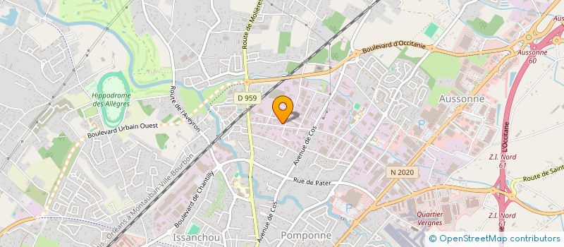 localisation de l'entreprise LE GALLAND CUISINISTE  MONTAUBAN