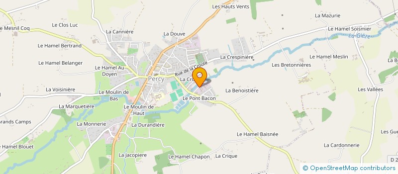 localisation de l'entreprise LE GALLET PERE ET FILS à PERCY-EN-NORMANDIE