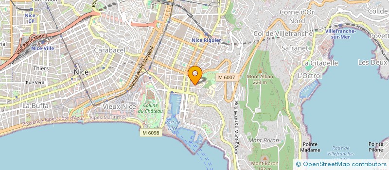 localisation de l'entreprise LE GALLIA à NICE