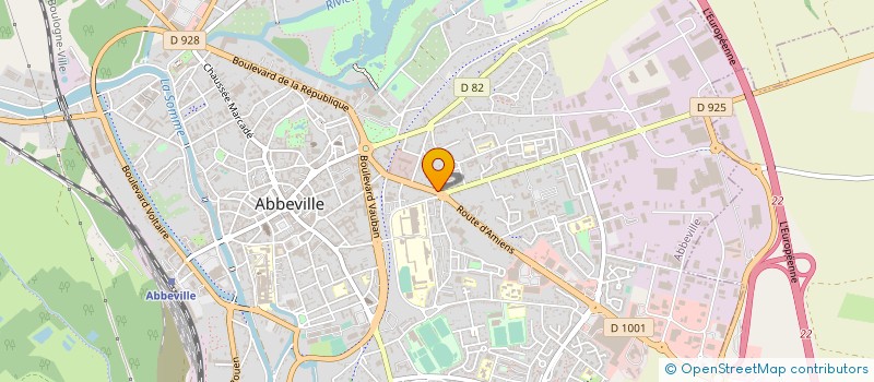 localisation de l'entreprise LE GALLIA D'ABBEVILLE à ABBEVILLE