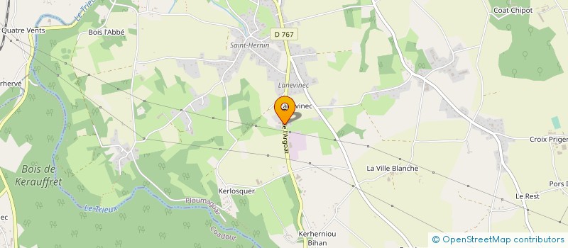localisation de l'entreprise LE GALLIC BATIMENTS à PLOUMAGOAR