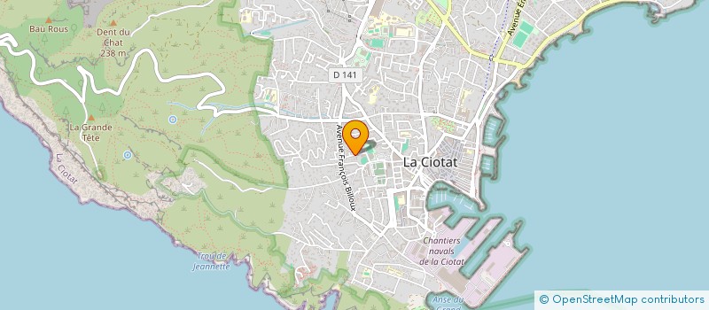 localisation de l'entreprise LE GALLIENI  LA CIOTAT