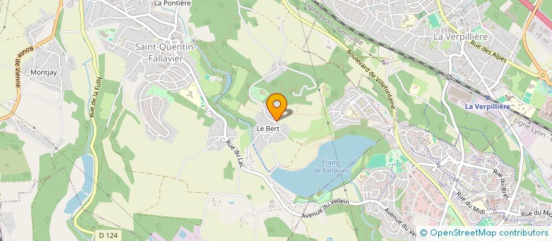 localisation de l'entreprise LE GALLION à SAINT-QUENTIN-FALLAVIER
