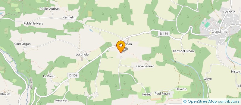 localisation de l'entreprise LE GALLIOT à QUISTINIC