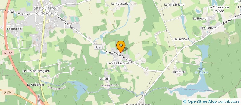 localisation de l'entreprise LE GALLO IMMOBILIER  MESNIL-ROC'H