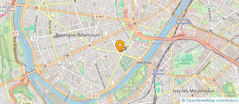 localisation de l'entreprise LE GALOP à BOULOGNE-BILLANCOURT